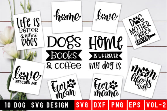 Dog Quotes Bundle for Crafts and Graphics
