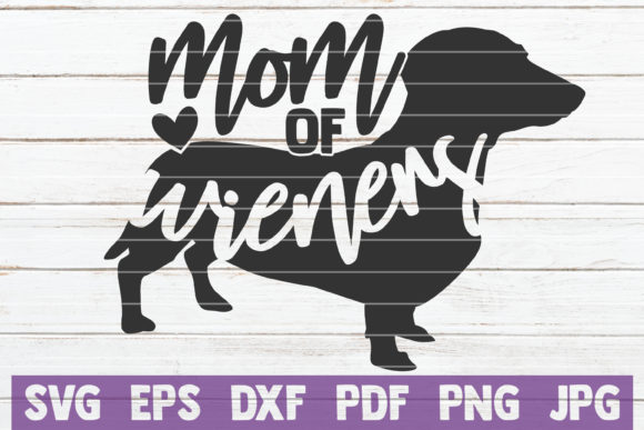 Mom of Wieners Cut File for Crafts and Graphics